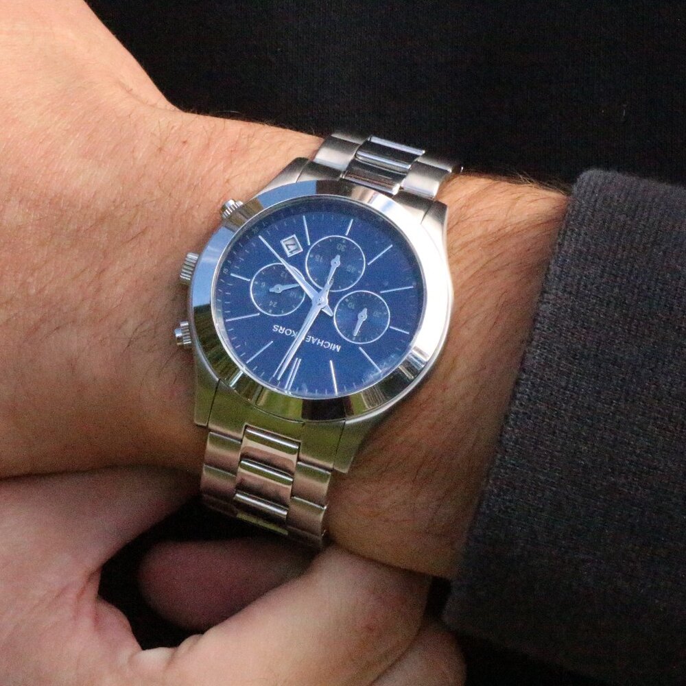 Michael Kors Blue Faced Watch